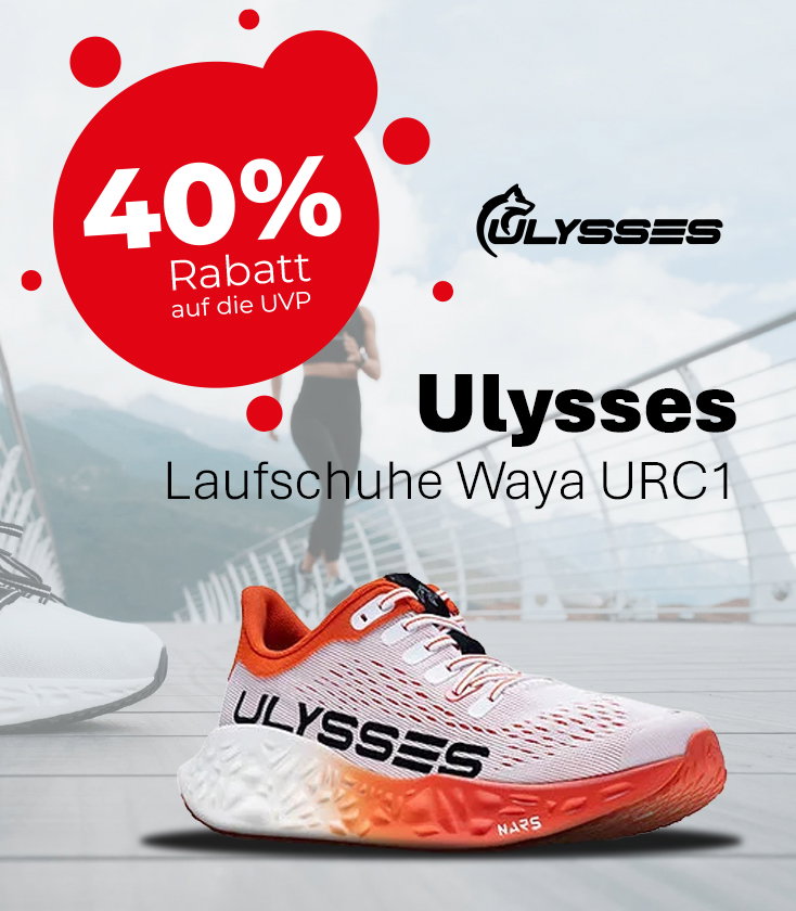 Ulysses Laufschuhe Waya URC1 weiß/orange